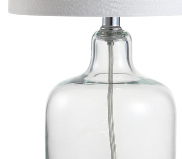 Gemma 19" Glass Bell LED Table Lamp - JONATHAN Y